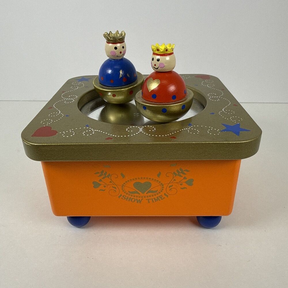 Show Time Dancing Music Box Spinning Figures Musical